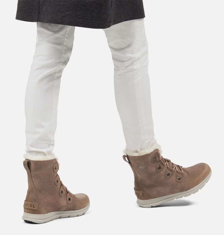 Sorel Dam Vinterkängor Brun - Explorer™ Joan Låga - RTY-395408